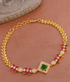 Buy Trendy 1 Gram Gold Finish Stone Bracelet For Ladies BRAC947