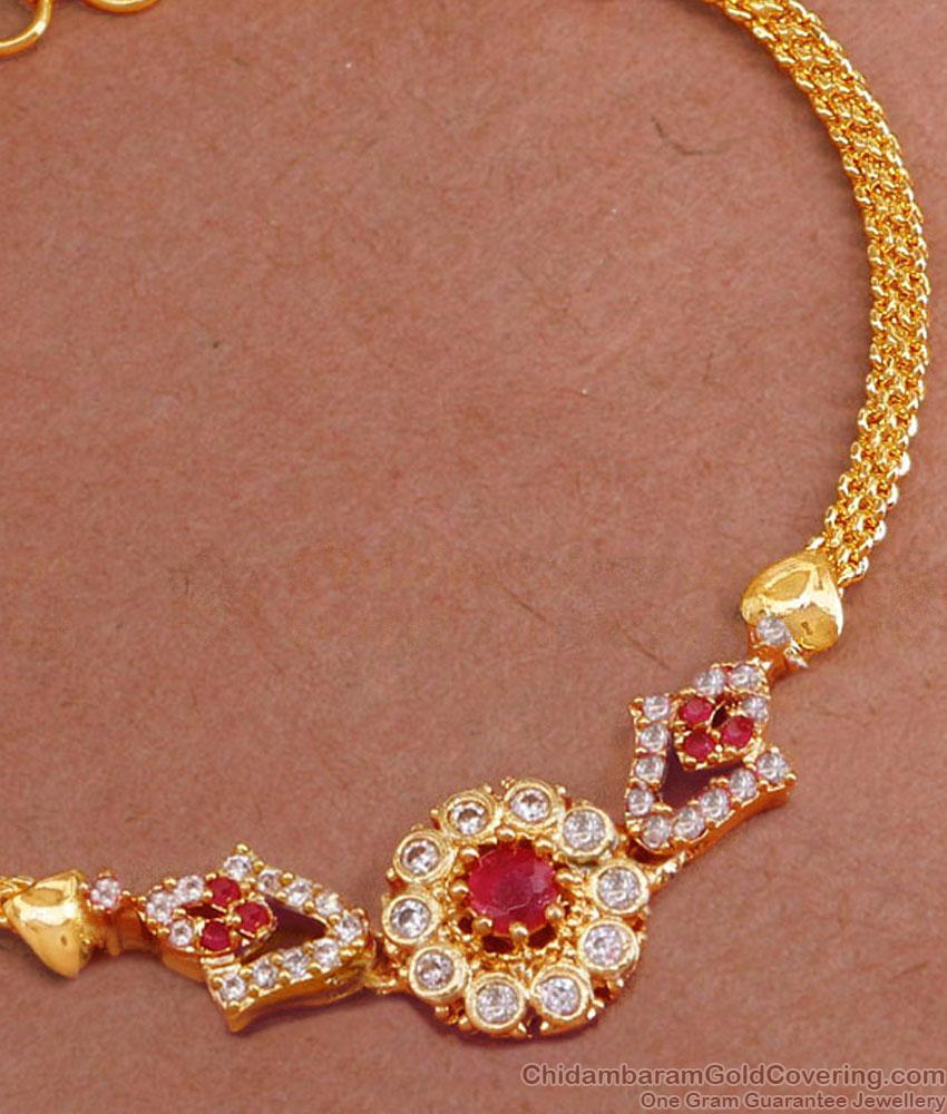 Latest Gold Design Stone Bracelet Best Gift For Womens BRAC952