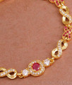 Buy Inifity Symbol Gold Imitation Stone Bracelets For Girls BRAC967