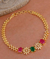 Designer Multi Stone Gold Bracelet Designs For Women BRAC979