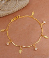 Cute Hanging Charms Gold Plated Bracelet For Women BRAC992