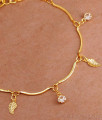 Cute Hanging Charms Gold Plated Bracelet For Women BRAC992