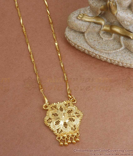 Gold covering hot sale dollar chain