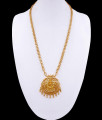 Plain Lakshmi Pendant long Gold Plated Dollar Chain Shop Online BGDR1128