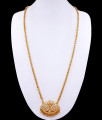 30 Inch Long Dual Swan Impon Dollar Chain 5 Metal Jewelry BGDR1133-Lg