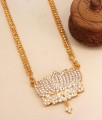 Pure Lotus Impon Dollar Chain Full White Stone Designs BGDR1138