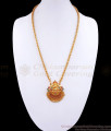 Latest Multi Stone Gold Design Dollar Chain Shop Online BGDR1163