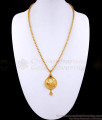 New Model Emerald Dollar With Long Gold Chain For Women BGDR1176