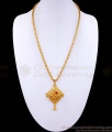 Light Weight Ruby Stone Dollar Chain Daily Wear Collections BGDR1179