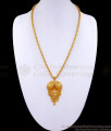 Charming Heart Shaped Big Gold Pendant Chain Imitation Jewelry BGDR1182