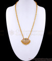 Multistone Swan Design Impon Panchaloha Gold Dollar Chain BGDR1183