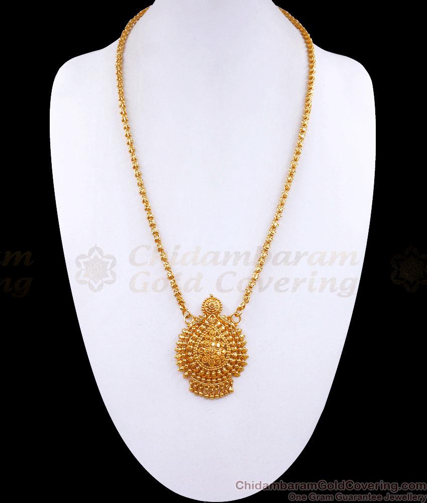 Kerala Model Gold Plated Dollar Chain Without Stone BGDR1193