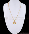 Unique Regular Use Gold Pendant Thin Chain For Women BGDR1222