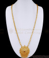 30 Inch Long High Quality Gold Imitation Dollar Flower Design With Long Chain BGDR1249-Lg