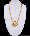 Ethnic Impon Multi Stone Dollar Chain Lotus Design For Wedding BGDR1266