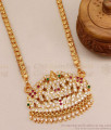 30 Inch Long High Quality Impon Panchaloha Gajalakshmi Dollar Chain Online BGDR1275-Lg