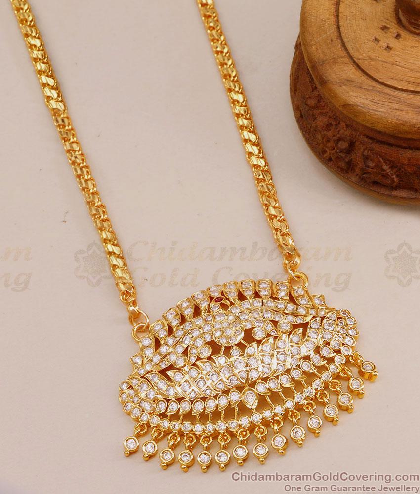 30 Inch Long Buy Impon Big Lotus Dollar Chain Traditional Jewelry For Women BGDR1281-Lg