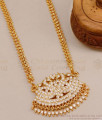 Full White Stone Impon Dollar Swan Design With Chain BGDR1282