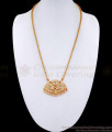 Vintage Look Dual Swan Impon Pendant With Box Chain BGDR1287