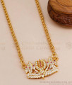 Traditional Perumal Namam Design Impon Dollar Chain Collections BGDR1289