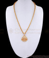 Stylish American Diamond Peacock Pendant Gold Chain 5 Metal Jewelry  BGDR1309