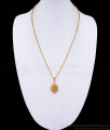 Sleeky Stone Pendant Long Chain For College And Office Wear BGDR1315