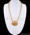 Beautiful Dual Swan Impon Gold Pendant With Jasmine Chain BGDR1328