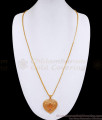 30 Inch Long New Model Heart Shaped Dollar With Thin Gold Chain For Women BGDR1334-Lg