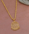 New Model Gold Tone Medium Size Dollar Chain Without Stone BGDR1337