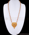 Traditional Red Coral Chain Gold Imitation Dollar For Daily Use BGDR1353