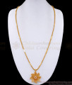 30 Inch Long Cz Stone Floral Gold Dollar With Cube Chain Online BGDR1361-Lg