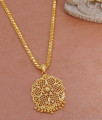 Stylish Micro Gold Plated Floral Dollar Chain Without Stone BGDR1391