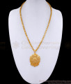 Stylish Micro Gold Plated Floral Dollar Chain Without Stone BGDR1391