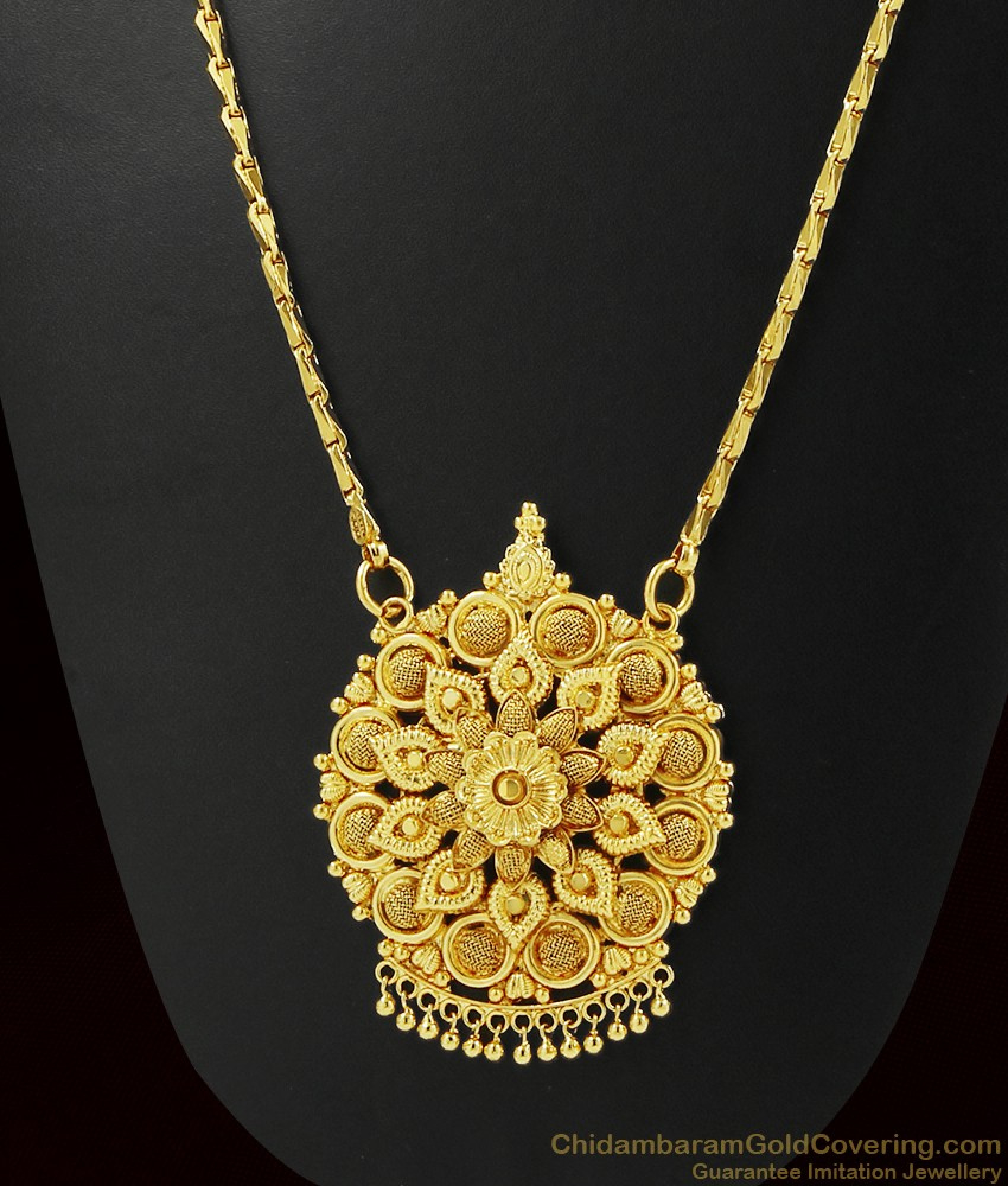 One Gram Gold Plated Beautiful Imitation Flower Dollar