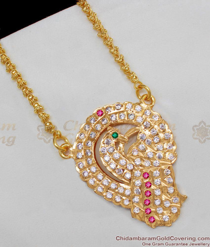 stone dollar chain designs in gold