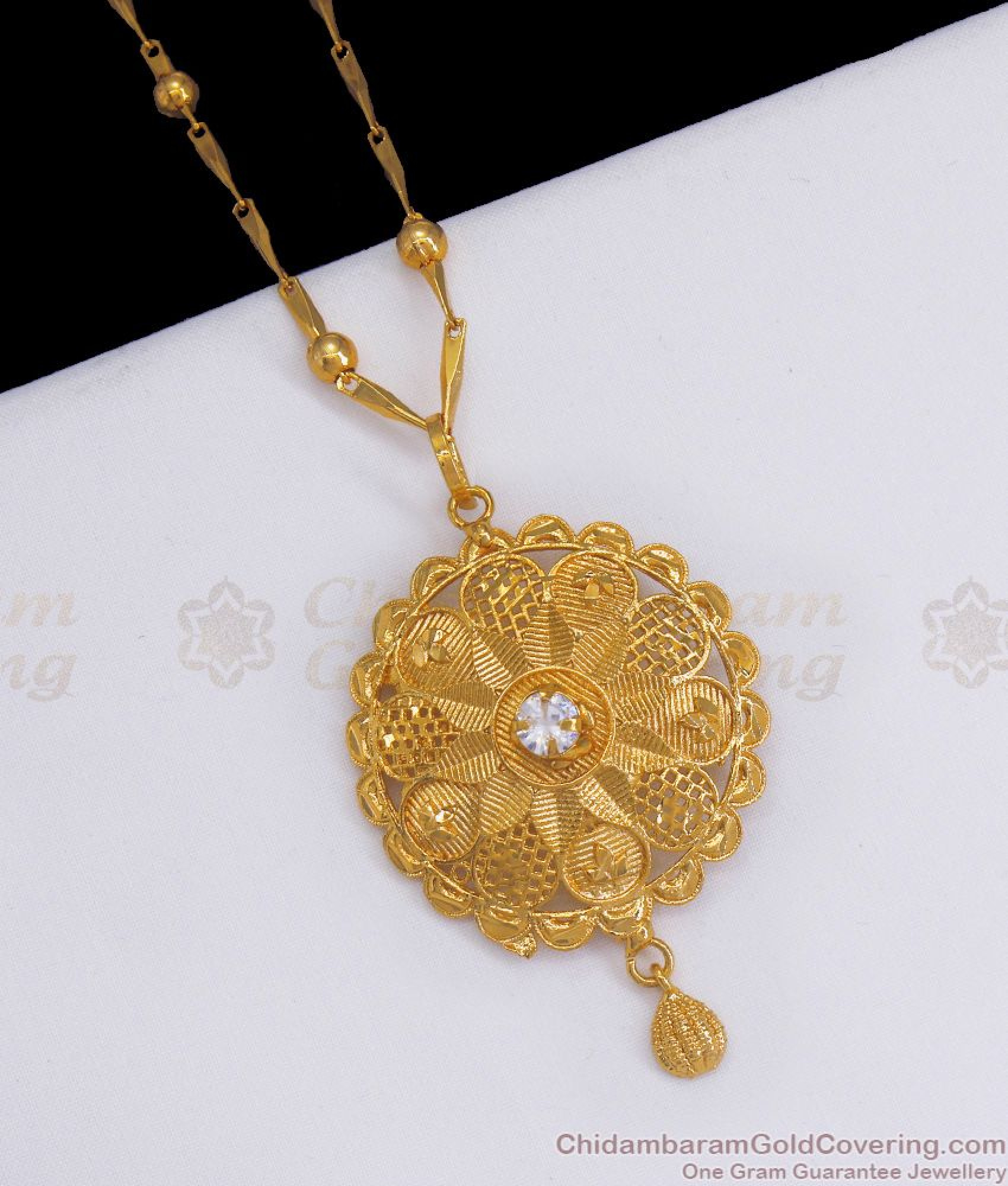 Light Weight Flower Dollar Gold Chain College Wear BGDR880