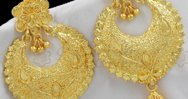 Gyananda Gold Earrings Online Jewellery Shopping India | Yellow Gold 22K |  Candere by Kalyan Jewellers