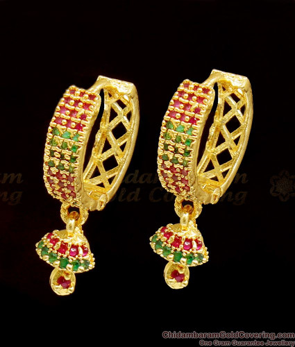 Buy 22k Yellow Gold Hoop Earring Bali Earrings ,huggies , Gold Jhumki  Handmade Gold Earrings for Women, Christmas Gift, Indian Gold Earrings  Online in India - Etsy