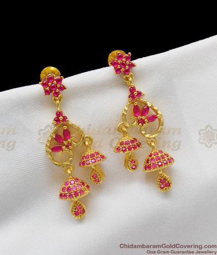 Buy latest Gold Earrings Designs for men and women| Lalithaa Jewellery