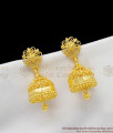 Aspiring Gold Handmade Jhumka Bridal Collection Earrings From Chidambaraa ER1238