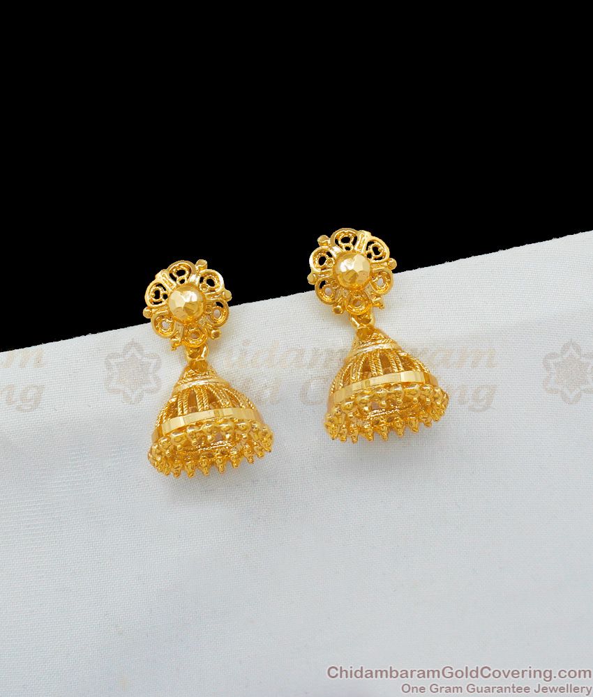 One Gram Gold Medium Jhumki Collections Online Offer Price For Girls ER1820