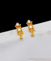 Sparkling White CZ Stone Daily Wear Earring Collections for Girls ER1842