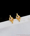 Simple White Stone Daily Wear Earring Collections for Girls ER1854