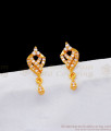 Full White Stone Design Gold Inspired Studs For Girls Daily Wear ER1951