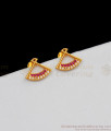 Simple Daily Wear Stone Gold earring Studs For Teen Girls Buy Online ER2126