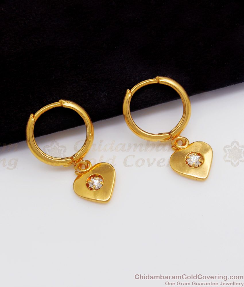 Valentines Day Gold Hoop Earrings Collection ER2164