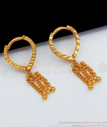 Brass Golden CITY GIRL BALI 107 Ladies Earrings at Rs 120/pair in Kolkata |  ID: 26039419133