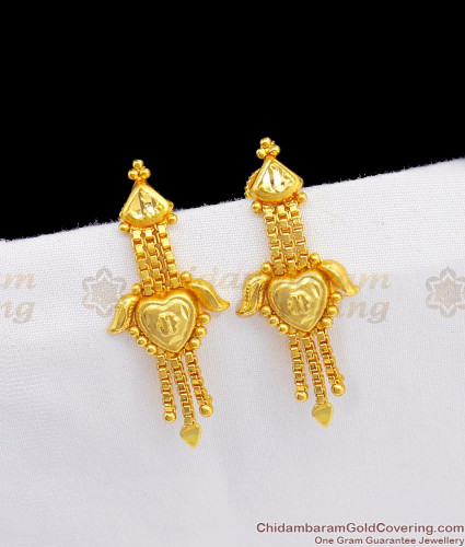 Buy 22k Yellow Gold Earrings , Handmade Yellow Gold Earrings for Women,  Vintage Antique Design Indian Gold Earrings Jewelry, Gift for Women Online  in India - Etsy