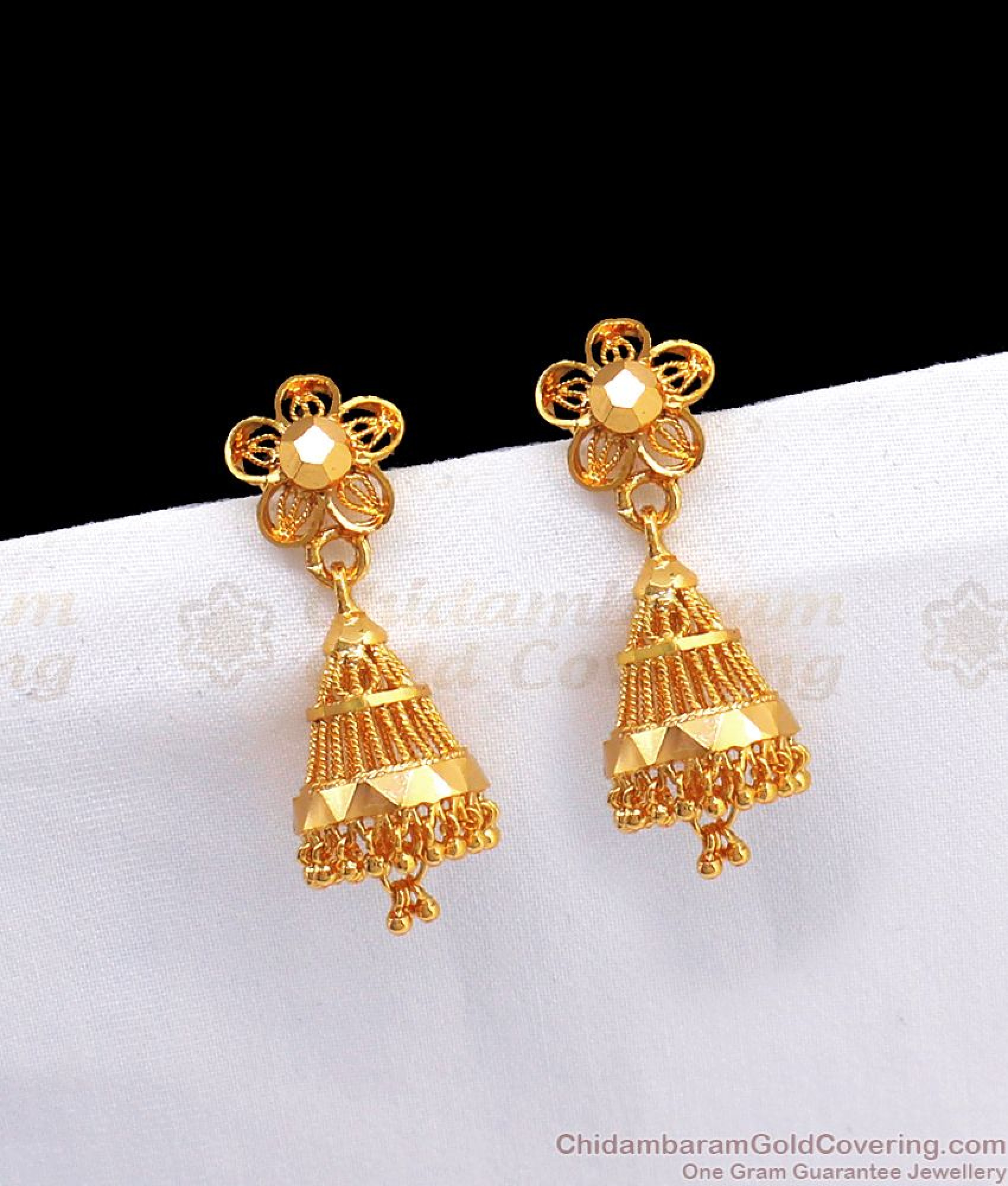 Conical One Gram Gold Jhumki Collections Online Offer Price ER2447