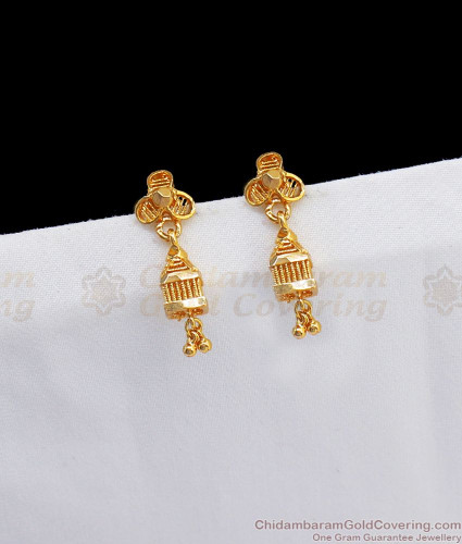 Small size on sale gold jhumkas